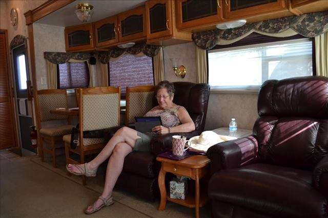 working in the RV